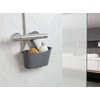TATAY Shower Basket with Hooks, Polypropylene, Multi-Function Basket, Allows You