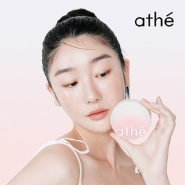 Attee (아떼뷰티)아떼 비건 릴리프 라이팅 톤업 선 쿠션 톤 코렉팅 핑크 로즈페탈 (SPF 50+/PA++++) (ATTEBEAUTY) Atte Vegan Relief Lighting Tone-Up Sun Cushion Tone Correcting Pink Rose Petal (SPF 50+/PA++++)