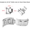 WONMILLE Extra 3 Extension 0.8'' Width Links for Smart Watch