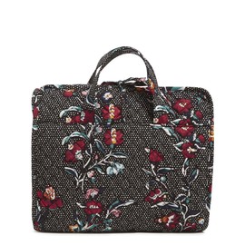 Vera Bradley Women's Cotton Grand Hanging Travel Organizer Accessory, Perennials Noir Dot