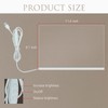Laysinly Acrylic Dry Erase Board with Light up Stand, 11.81"