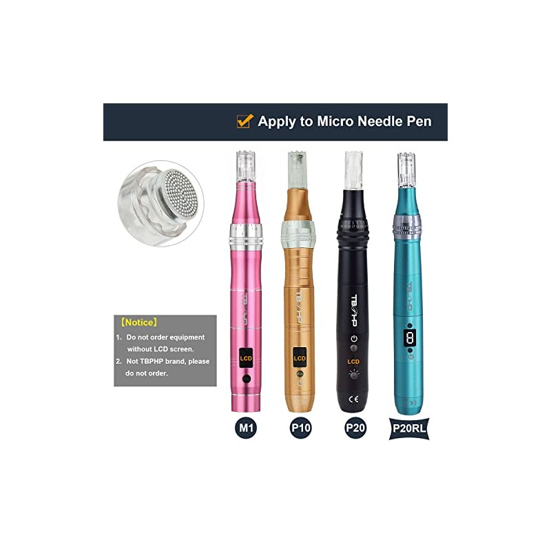TBPHP Round Nano for TBPHP M1/P20RL/P10/P20 Electric Derma Pen (Pack
