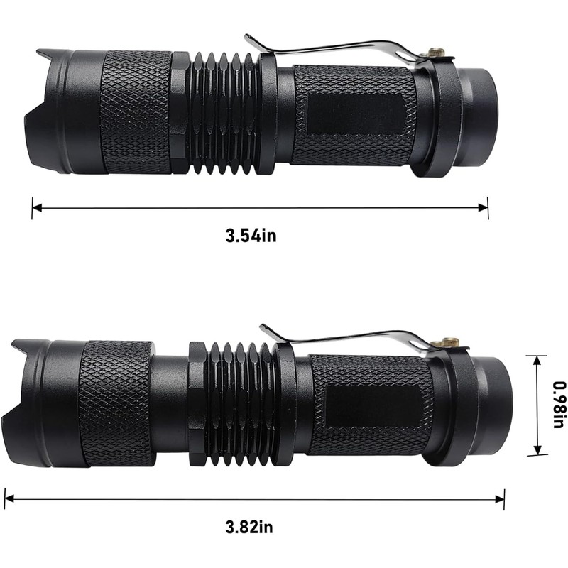 XINFEIBEI Mini Red Flashlight, Low-Lumen Compact Red Light Flashlight Portable