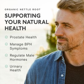 London Herbs Organic 4:1 Nettle Root Extract - 2000mg - High Strength Vegan Stinging Nettle Root Capsules - Sustainably Packaged and Produced in The UK