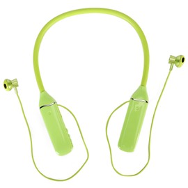 Neckband Bluetooth Headphones, RGB Backlight Bluetooth Neckband Headphone with LED Power Display, Stereo Earphone Lightweight Neckband Headset (Green)