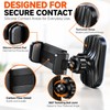 Magnetic Phone Holder for Gym Equipment – 360° Adjustable Retractable