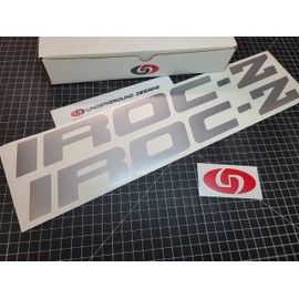 IROC-Z Decals Solid Third Gen Camaro Door Stickers Select Color: (Metallic Silver, 2.0" x 20.0")