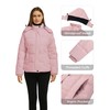 wantdo Women's Ladies Winter Jacket Hooded Puffer Coats Short Puff
