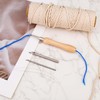 5pcs Punch Needle Kit, Punch Needle Tool Includes 2/3/4mm Metal