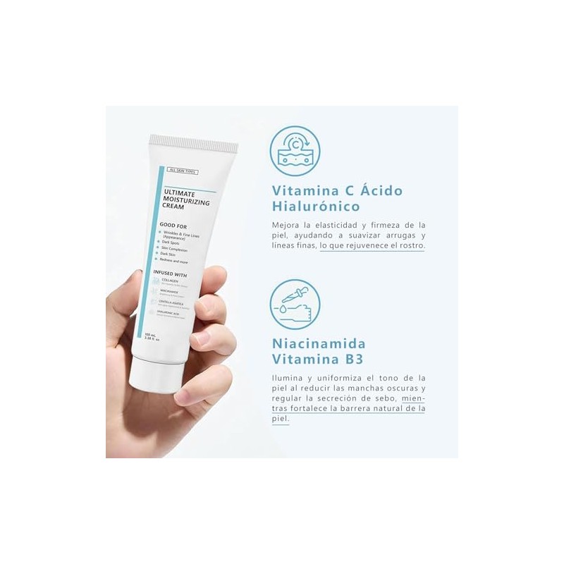 2PCS Crema Coreana Original,Youthful Formula Crema Hidratante Ultimate
