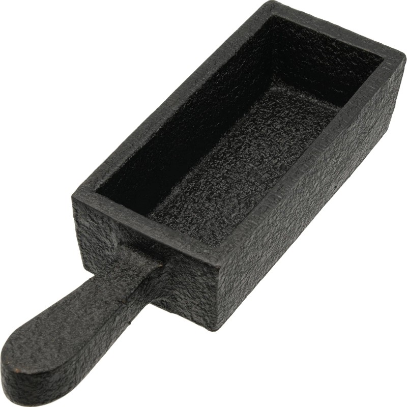 FindingKing 4 100 oz Cast Iron Bar Ingot Molds W/