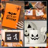 OOTSR 48 PCS Halloween Painting Stencils for Craft Reusable, Drawing