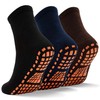 SkiBeaut Men Grips Socks Non Slip Grippers Yoga Mens Socks