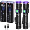 DARKBEAM UV 365nm Flashlight Blacklight Rechargeable USB Wood’s lamp Handheld
