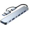 JUSANKO USB Type-C Hub, 7 in 1 USB 3.0 Port,