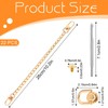 4 Pcs Purse Chain Strap 10 Inch Purse Chain and