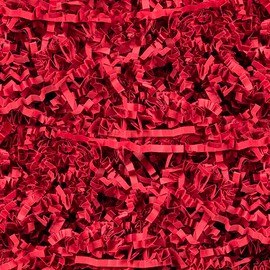 Creavvee Gift Packaging Shredded Paper Protection & Decoration Material 100g Red
