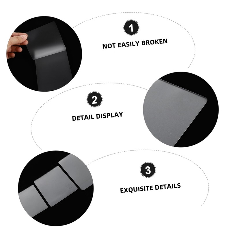 Operitacx 3-Pack Photo Laminating Film 300pcs Waterproof Plastic Protective Sheets