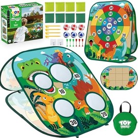 TOY Life Bean Bag Toss Game Set - Corn Hole Outdoor Toys for Kids and Toddlers 3-5
