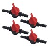 FainWan Barbed Ball Valve 4PCS 3/8-Inch ID in-Line Ball Valve