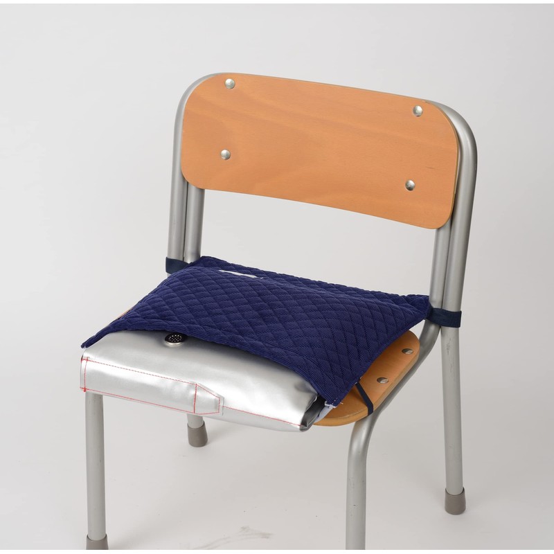 417-02 Coal Top Cover for Disaster Preparedness, Small Blue, Zabuton