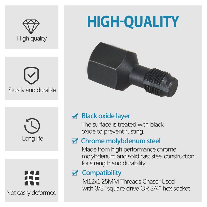 131763310 Oxygen Sensor Rethread Chaser M12 x 1.5mm, use for