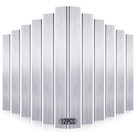 12 Pieces 1/8" (3mm) x 1" (25mm) Square Aluminum Flat Bar 12" Long Length 6061 Aluminum Flat Plate General Purpose Plate, T6511 Solid New Mill Stock