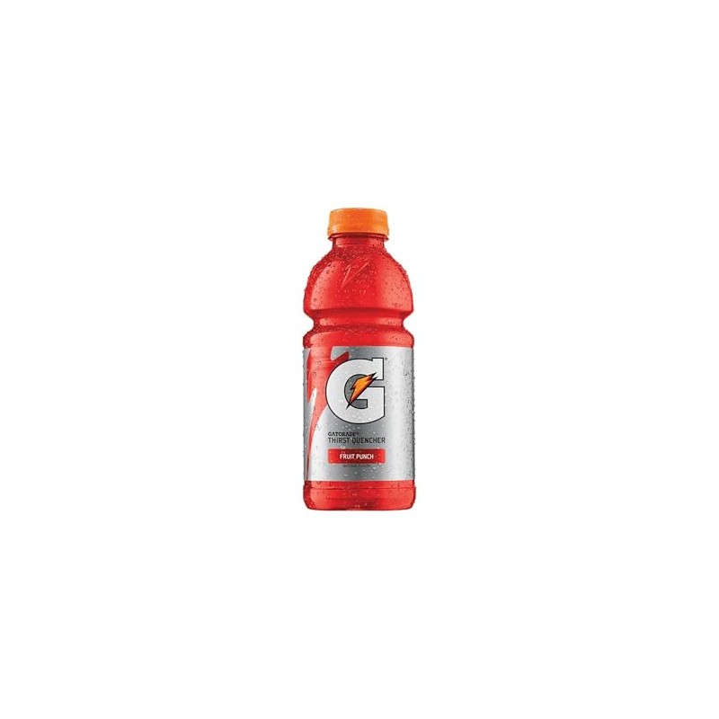Gatorade Sports Drink, Fruit Punch, 20-Ounce Wide MouthBottles (Pack of