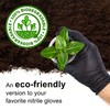 FifthPulse [150 Count] X Small Biodegradable Gloves - Black Nitrile