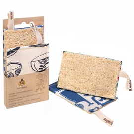 SuperBee Loofah Dish Sponge Kitchen - 2 pack (mixed designs)