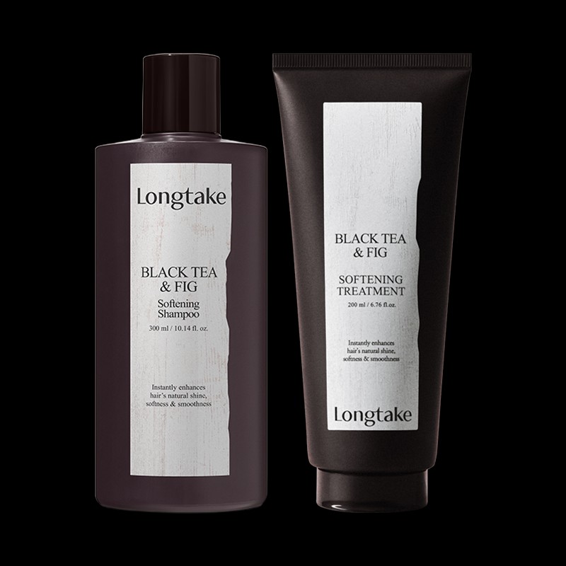 Longtake [Longtake] Black Tea and Fig Softening Shampoo + Treatment