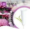 Kadax Plastic cemetery vase, weatherproof, frost-proof flower vase with spike,