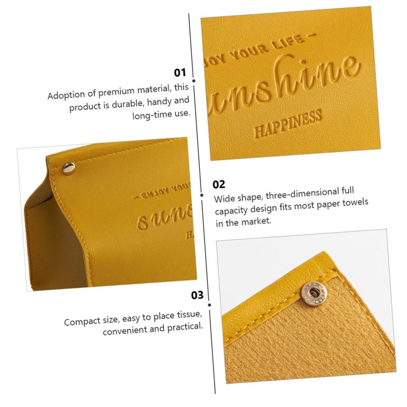CAXUSD Stylish Tissue Storage Box Napkin Holder Household Napkin Box