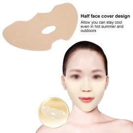 6pcs Sun Protection Hydrogel Mask Disposable Moisturizing Half Cover Hanging US