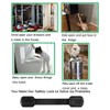 8 Pack Black Child/Baby Safety Cabinet Locks - Maveek Adjustable