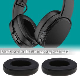 eMagTech Ersatz-Ohrpolster aus weichem Leder, Memory-Schaum, kompatibel mit Crusher/Crusher Evo/Crusher ANC/Hesh3 kabellosen Kopfhörern, 1 Paar