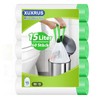 XUXRUS Bin Liners 15 L Bin Bags with Drawstring White