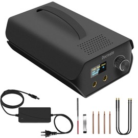 Battery Spot Welder, Farad Capacitor Portable Mini Welder Spot 3000F with LCD Screen, 120 Levels Adjustable Spot Welding Machine 18650 Battery Energy Storage, Nickel Strip Support 0.1-0.3mm