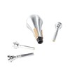 Trumpet Mouthpiece Mute Set 3C 5C 7C Practice Silencer Combination