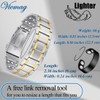 Vicmag 3X Magnetic Bracelet for Men Pure Titanium Bracelet 3500