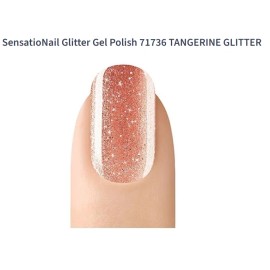 SensatioNail Glitter Gel Polish 71736 TANGERINE GLITTER 0.25 fl oz NOS *READ*