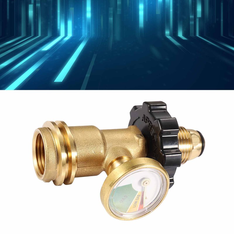 Propane Tank Gauge Adapter Level Indicator Universal Brass Fittings Convert