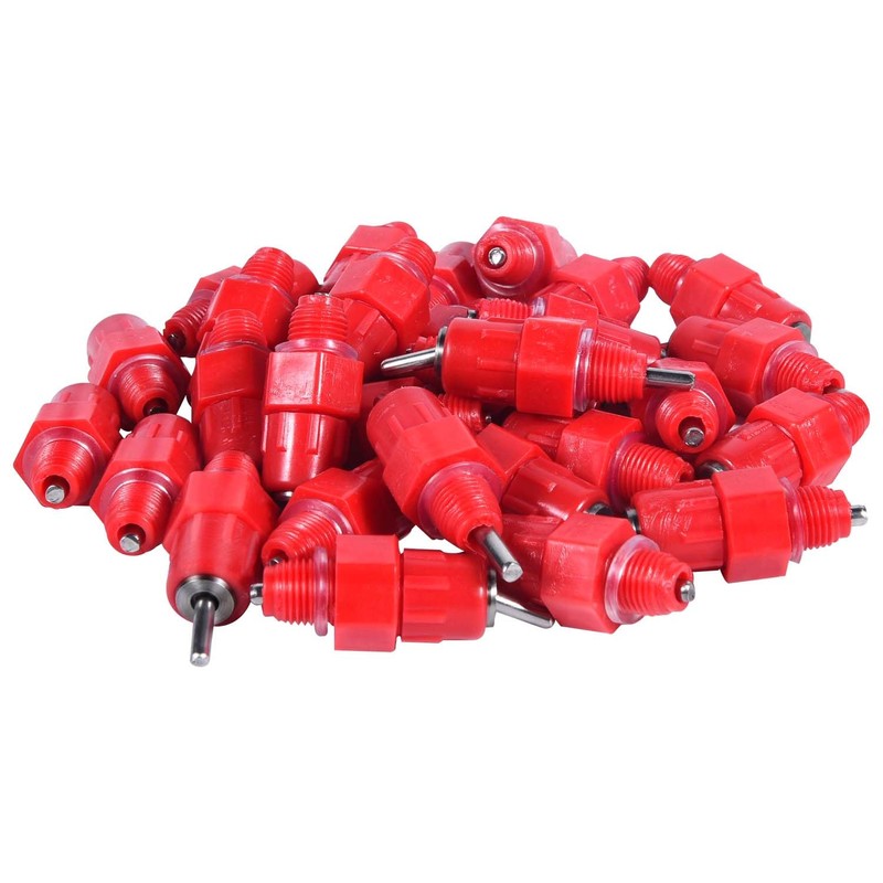 KISEER 30 Pack Automatic Chicken Waterer Poultry Water Nipple Drinker
