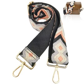 Wide Purse Strap Replacement Crossbody,Adjustable 2" Wide Shoulder Strap