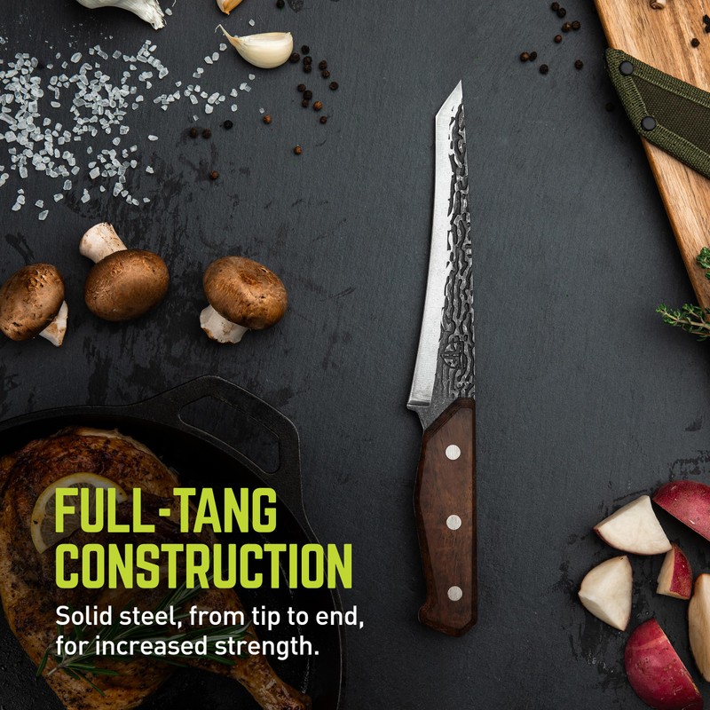 TRUE PrimalForge Tanto Slicer Knife | Cutlery Knife, All-Purpose, Precision