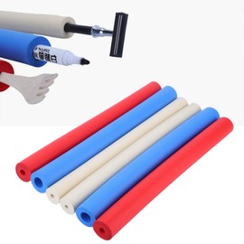 Foam Tubing 6 Pcs Foam Grip Tubing Non-Slip Foam Handle Sleeve Cover Padding Grips for Utensil, Pens, Pencils, Razors