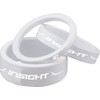 ALLOY HEADSET SPACERS WHITE 1-1/8" 3MM/5MM/10MM