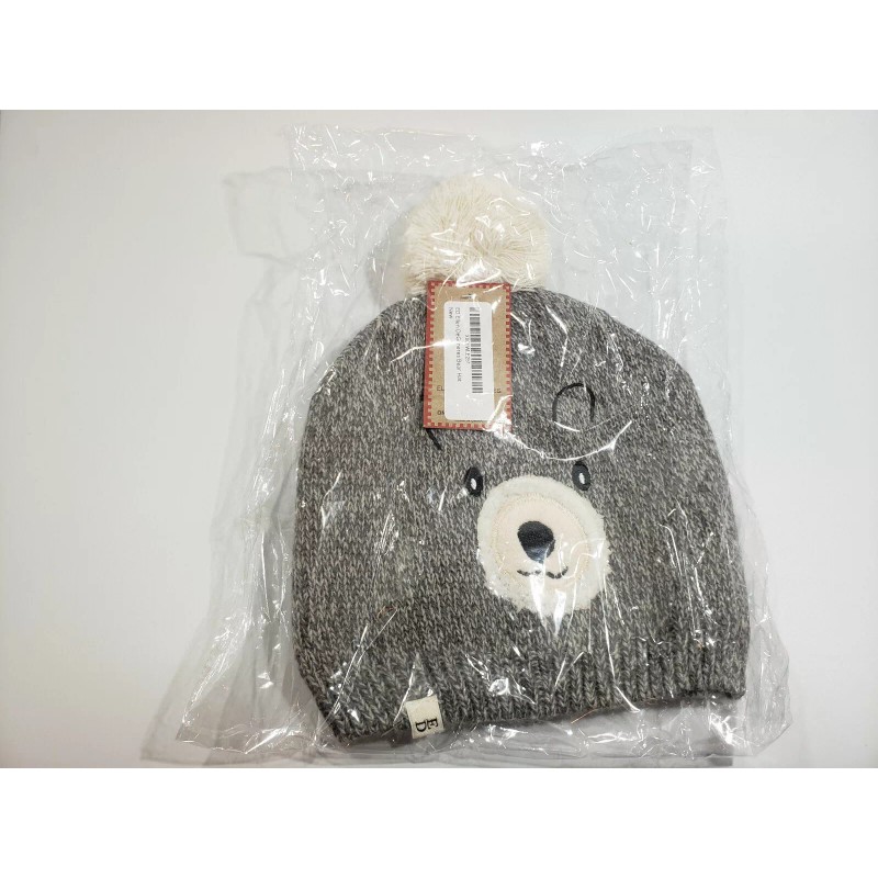 Ellen DeGeneres Teddy Bear Cap Beanie Hat with Pom Pom