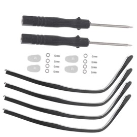 MAGICLULU 2 Sets Allergy Metal Glasses Arm Replacement of Stylish Eyewear Temple Accessories for Comfortable Fit and Pressure Relief