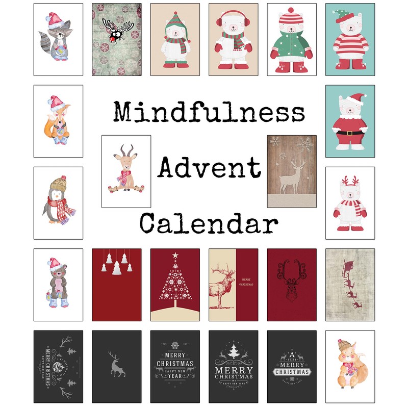 Embracing Mindfulness Mindfulness Advent Calendar - 24 Mindfulness tasks in